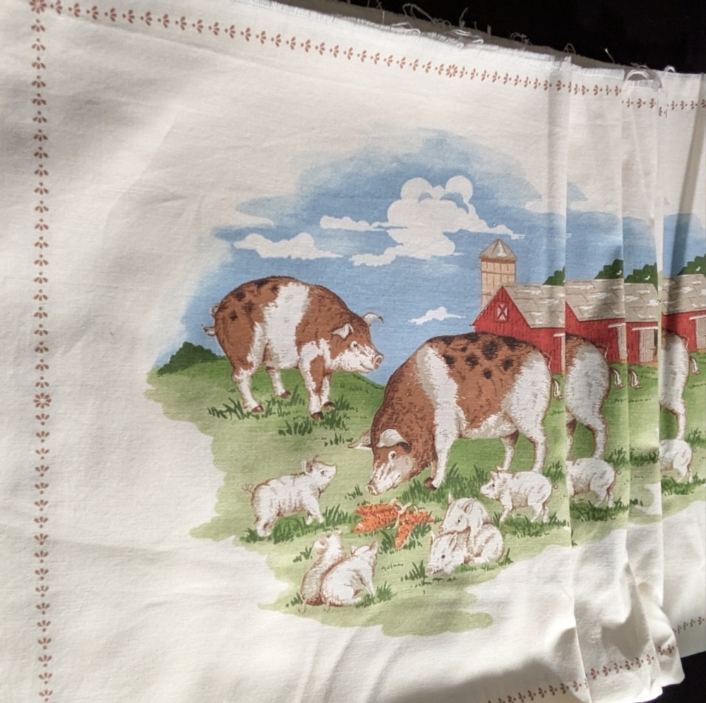 Farmlife Collection Fabric Picture Patches - VIP Screen Print - Cranston